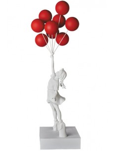FLYING BALLOONS GIRL RED by...