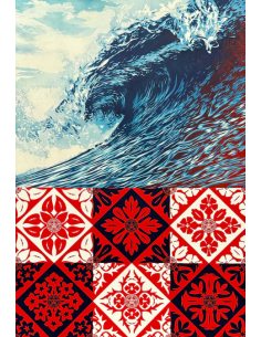 Print WAVE OF DISTRESS by SHEPARD FAIREY alias OBEY